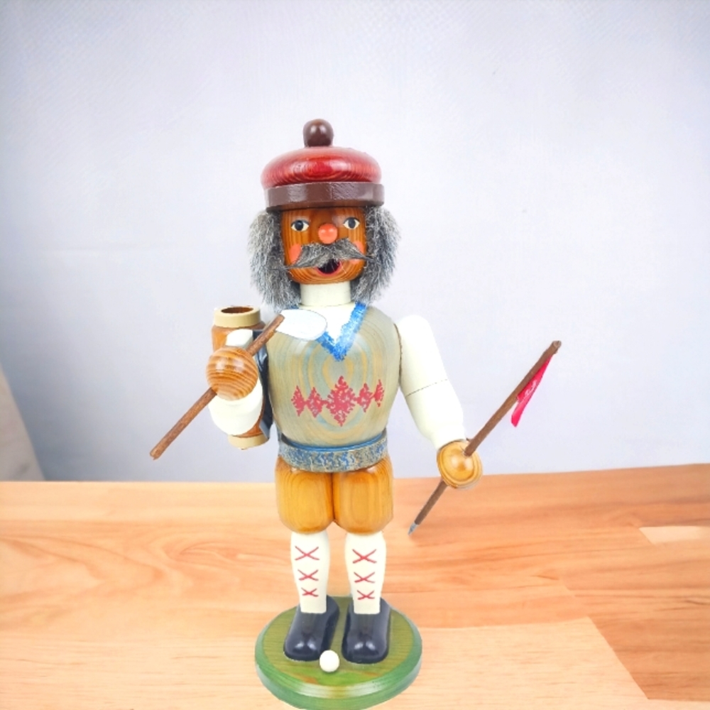 Christian  Ulbricht Vintage Nutcracker 10.5 inches Handmade in Germany Golfer